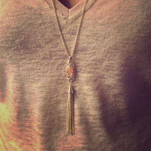 Kendra Scott Long Chain Pendant